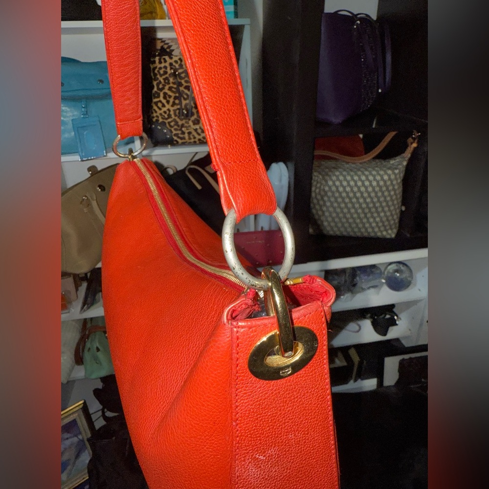 LOW START π«Άπ½ MCM Red Shoulder Bag - Picture 3 of 16